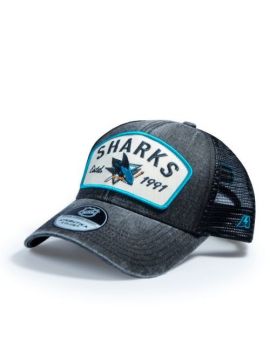 Бейсболка ТМ ATRIBUTIKA&CLUB San Jose Sharks, серая 55-58
