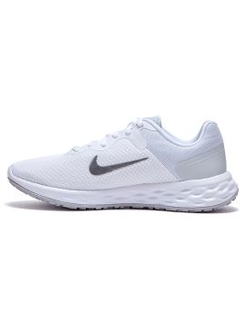 Кроссовки д/бега Nike Revolution 6 Next NATURE Female WHITE/METALLIC  SILVER-PURE PLATINUM