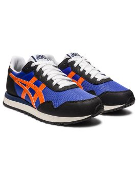 Кроссовки ASICS Tiger Runner II,иск. кожа, текстиль, сине-оранжевый