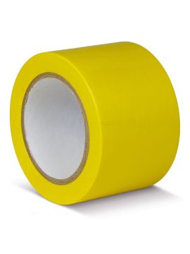 Лента клейкая для разметки (желтая) 50мм*33м