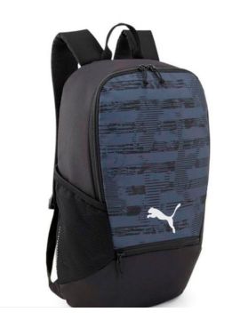 Рюкзак спорт. PUMA IndividualRISE Backpack, полиэстер, черно-серый