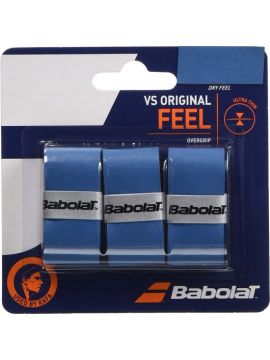 Овергрип BABOLAT VS Grip Original x3, упак. по 3 шт, 0.43 мм, 110см, черно-синий