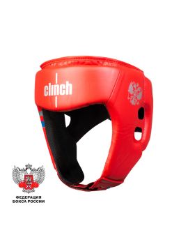 Шлем боксерский Clinch Olimp красный