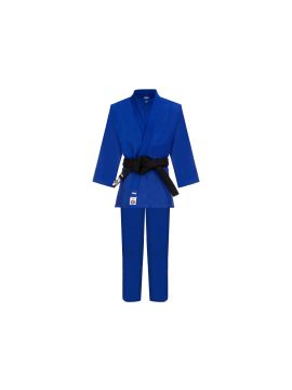 Кимоно подростковое для дзюдо CLINCH JUDO RED FDR синее М
