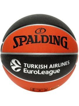 Мяч баск. SPALDING Excel Euroleague TF-500 р.7, композит, коричнево-черный