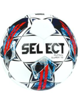 Мяч футзал. SELECT Futsal Super TB 3613460003,р.4, FIFA Quality Pro, 32п,ПУ, термосш,бело-сине-красн