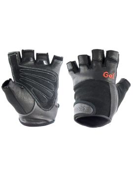 Перчатки для занятий спортом TORRES, нейлон, нат.кожа и замша, подбивка гель, черн