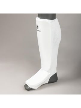 Защита голень-стопа чулок FIGHTEXPERT, белые